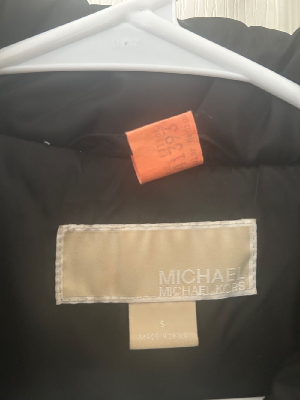 MICHAEL Michael Kors Black Quilted Long Puffer Coat - Picture 2 of 5